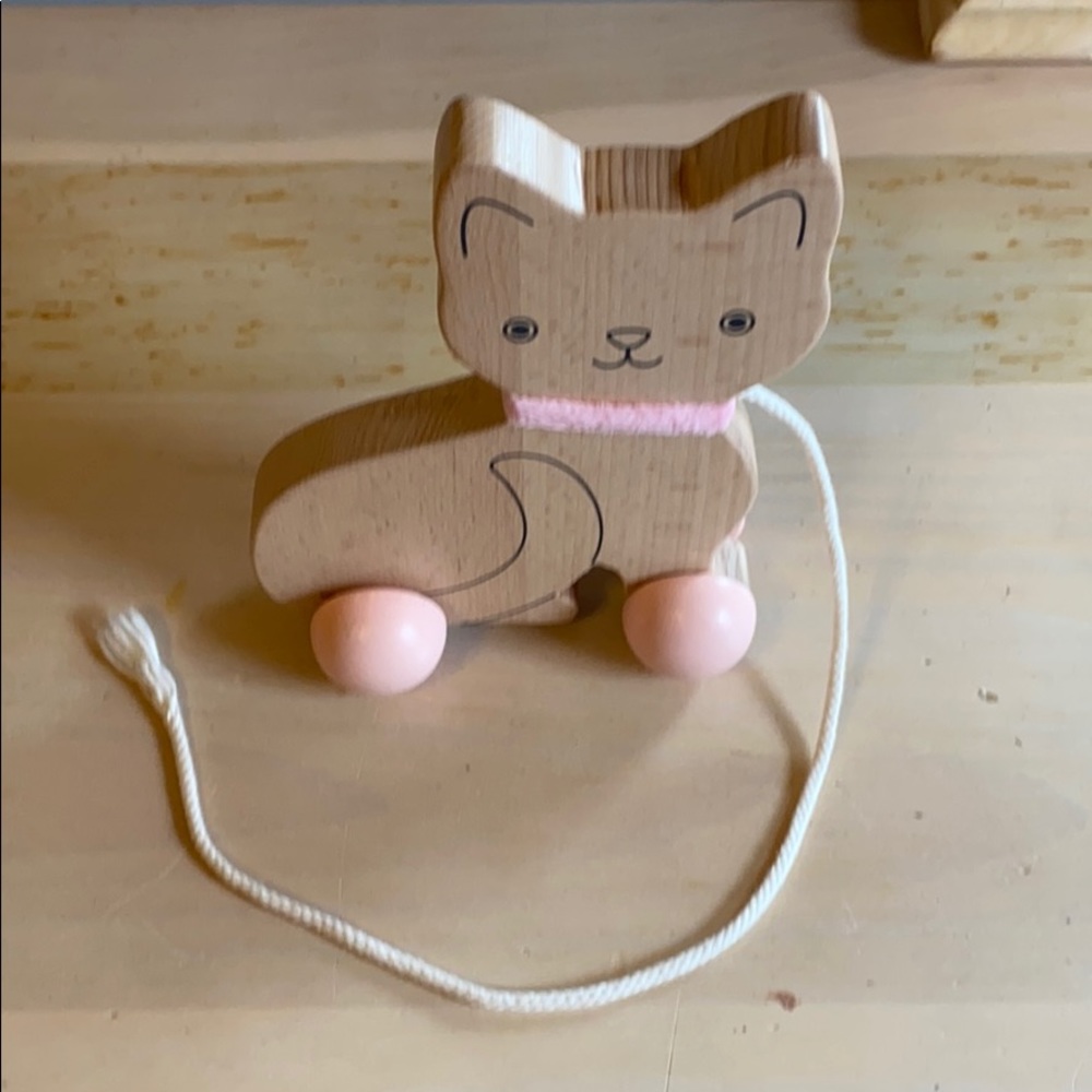 Hallmark cat pull along toy